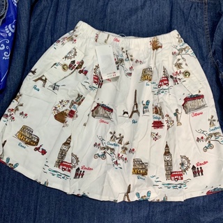 Chân váy Gymboree bé gái chất nhung tăm cotton