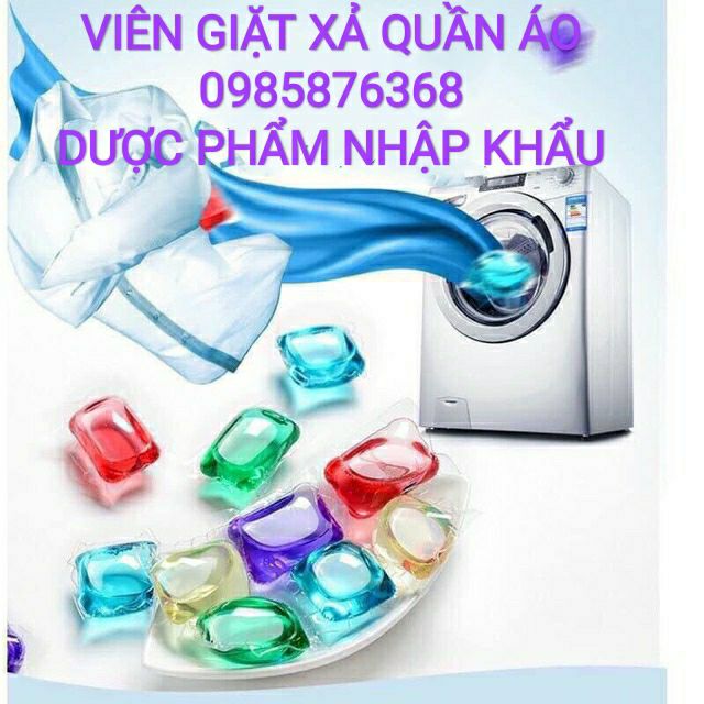 VIÊN GIẶT - XẢ QUẦN ÁO 3IN1