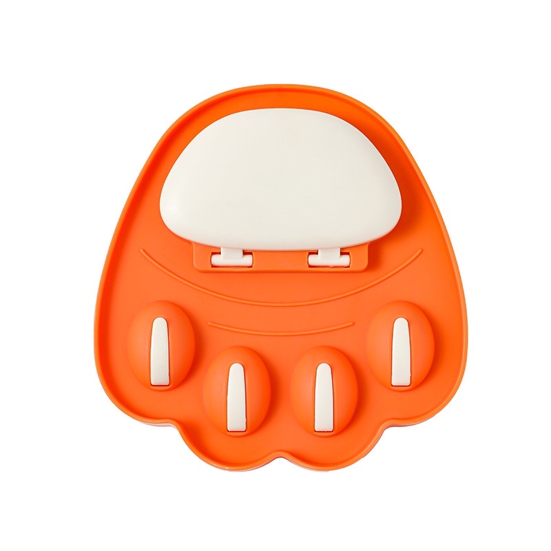 Giá để nắp nồi -gắn tường hình chân mèo đa năng tiện dụng cho nhà bếp Giá để đũa , muỗng , vung xoong tiện lợi nhà bếp