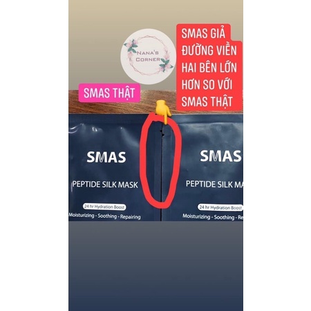 [Hàng Chính Hãng] Mặt Nạ Dưỡng Và Phục Hồi Da SMAS Peptide Silk Mask | BigBuy360 - bigbuy360.vn