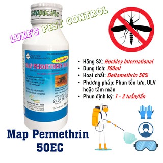 Thuốc diệt muỗi Map Permethrin 50EC (Dung tích 100ml)