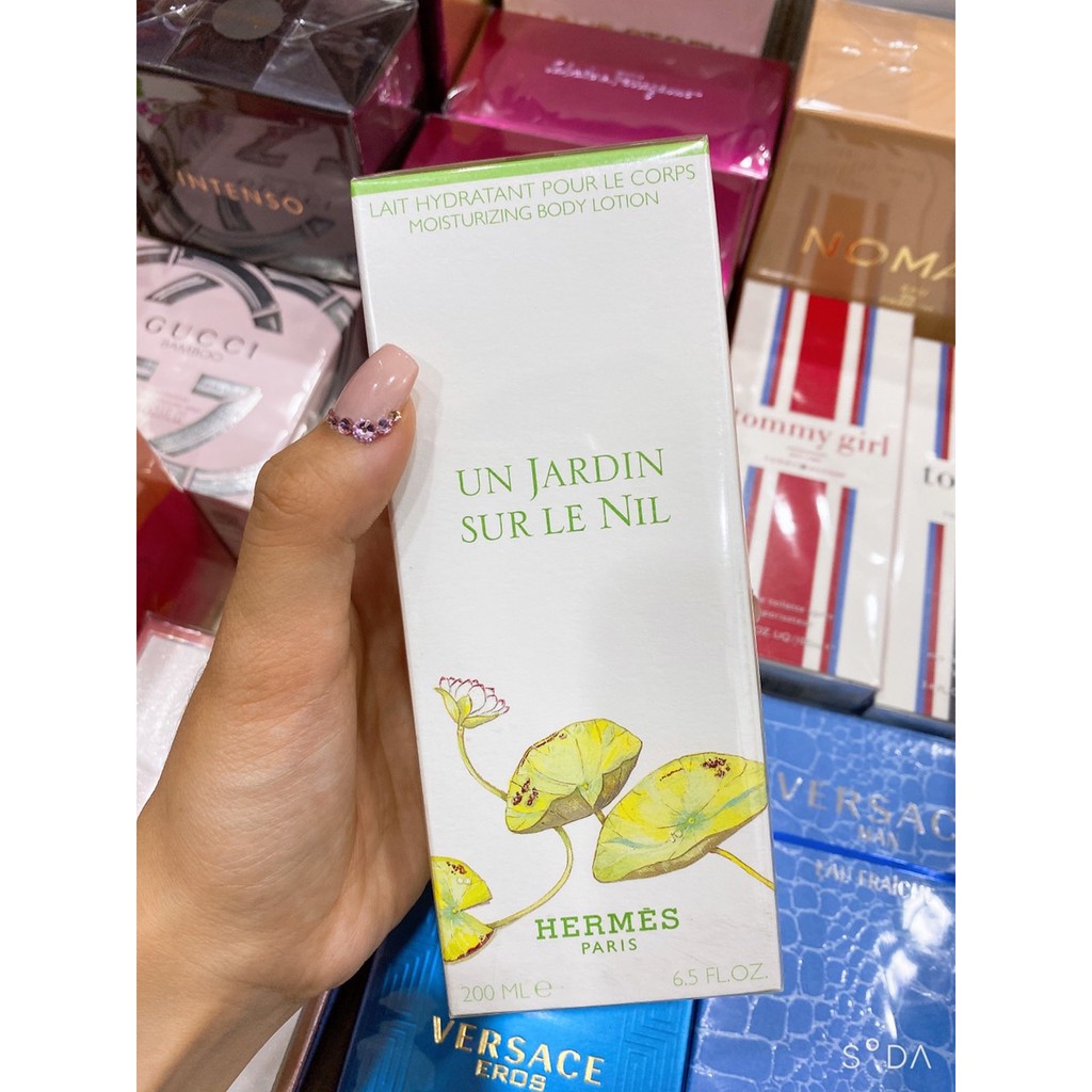 Kem Dưỡng Thể ❣️FREESHIP❣️ Dưỡng thể Hermes Un Jardin Sur Le Nil Body Lotion