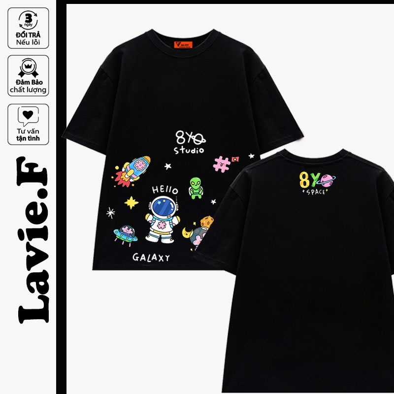 áo thun nam nữ tay lỡ unisex Lavie.F, phông form rộng freesize tee basic thun cotton Z1 | BigBuy360 - bigbuy360.vn