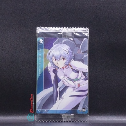 Thẻ Bài Trò Chơi Evangelion Wafer Bandai: Rei Ayanami (02)