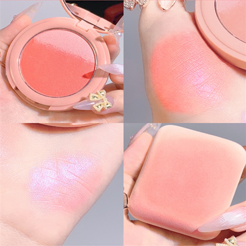 COD Phấn Má Hồng Phong Cách Hàn Quốc Tông Lì Và Nhũ 4 Màu Tùy Chọn 5.8g Ready Stock | BigBuy360 - bigbuy360.vn