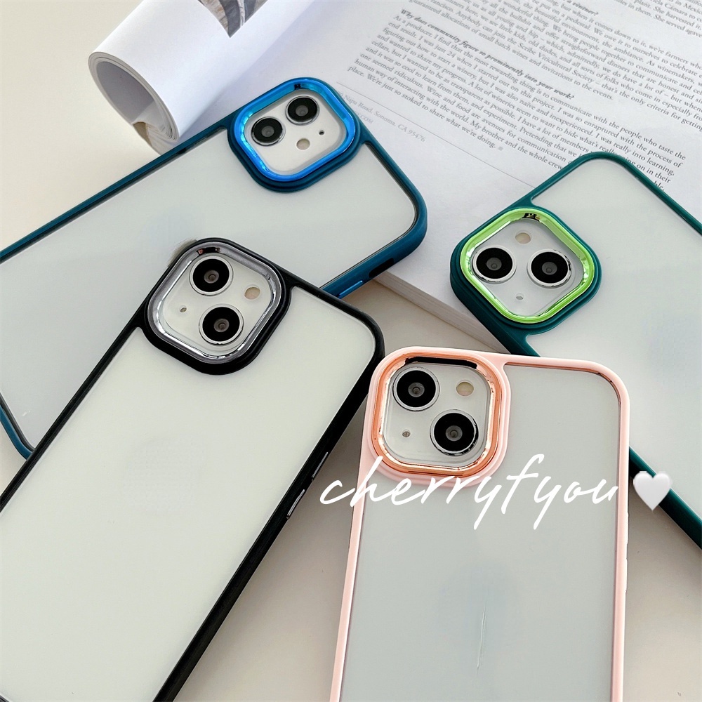 Ốp Điện Thoại TPU Dẻo Trong Suốt Màu Sắc Ngọt Ngào Chống Sốc / Bụi Bẩn Cho IPhone 14 Pro Max 14 13 12 11 Pro Max XS 8 7 Plus