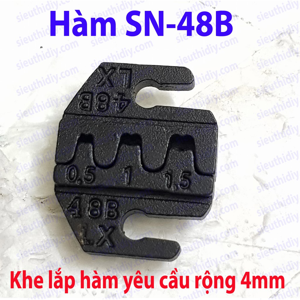 Hàm Kìm Bấm Cốt Cỡ Nhỏ Thông Dụng Dài 20-21mm Dầy 4mm