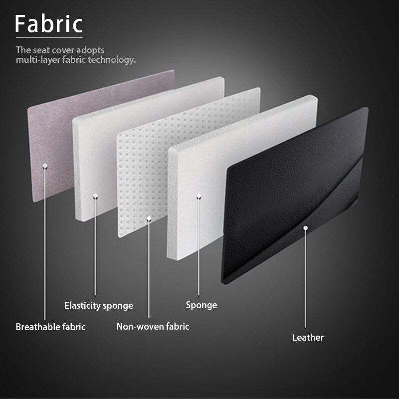Đệm bọc ghế xe hơi SEAMETAL da nhân tạo thoải mái tiện lợi