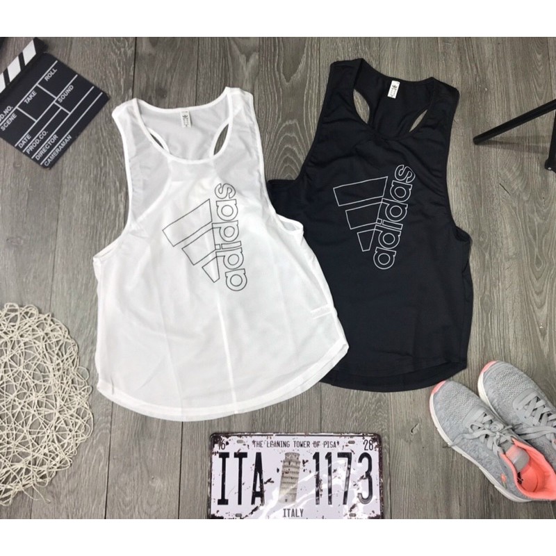 ÁO TANKTOP IN NỔI NỮ TẬP GYM/YOGA