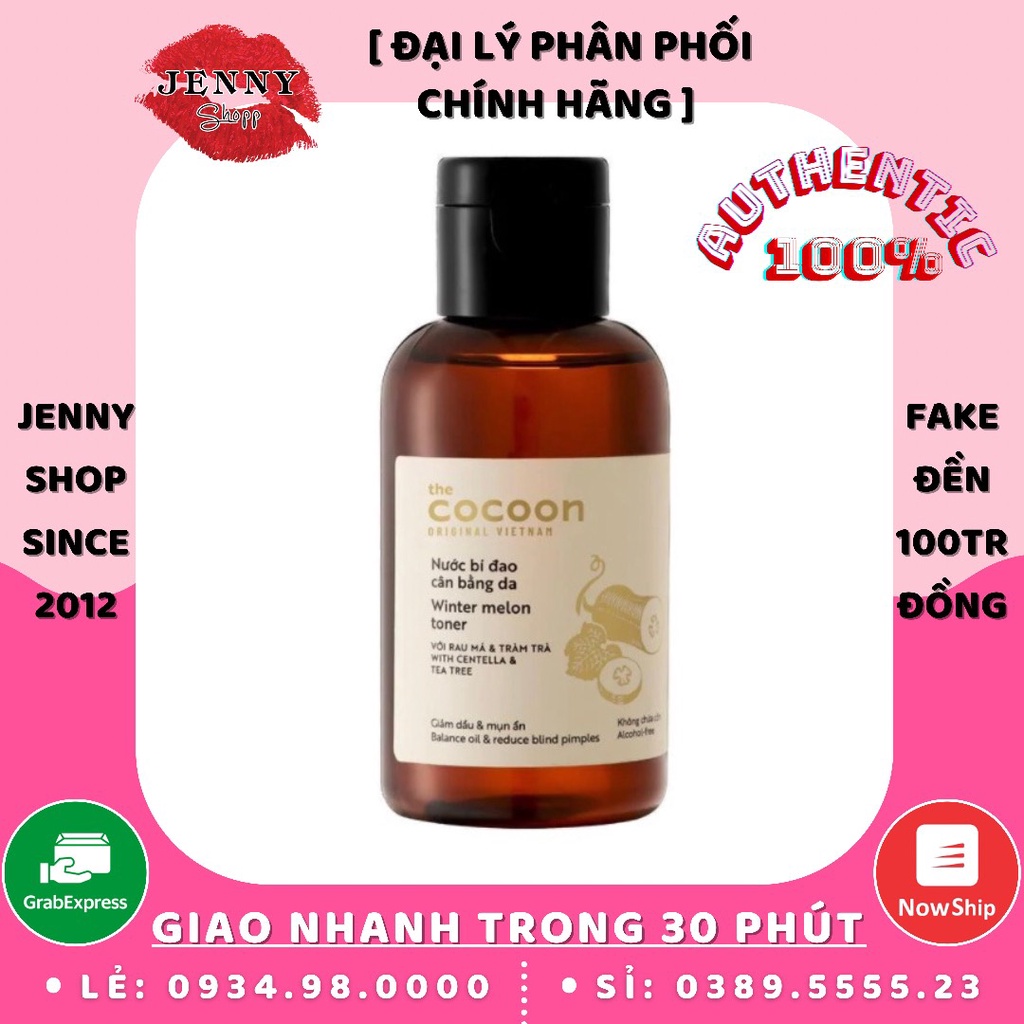 Nước Hoa Hồng Bí Đao Cocoon Winter Melon Toner