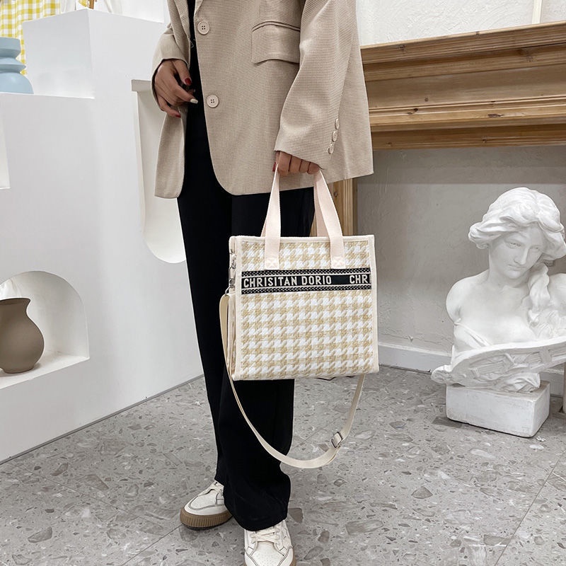 Túi Đeo Vai Vải Canvas Cỡ Lớn Phong Cách Mới Cho Nữ túi hàng hóa túi thư