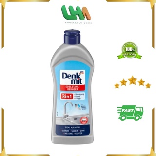 Dung dịch tẩy rửa, đánh bóng đồ kim loại, inox Denkmit 3in1 – Nội địa Đức - 300ML (ảnh thật)
