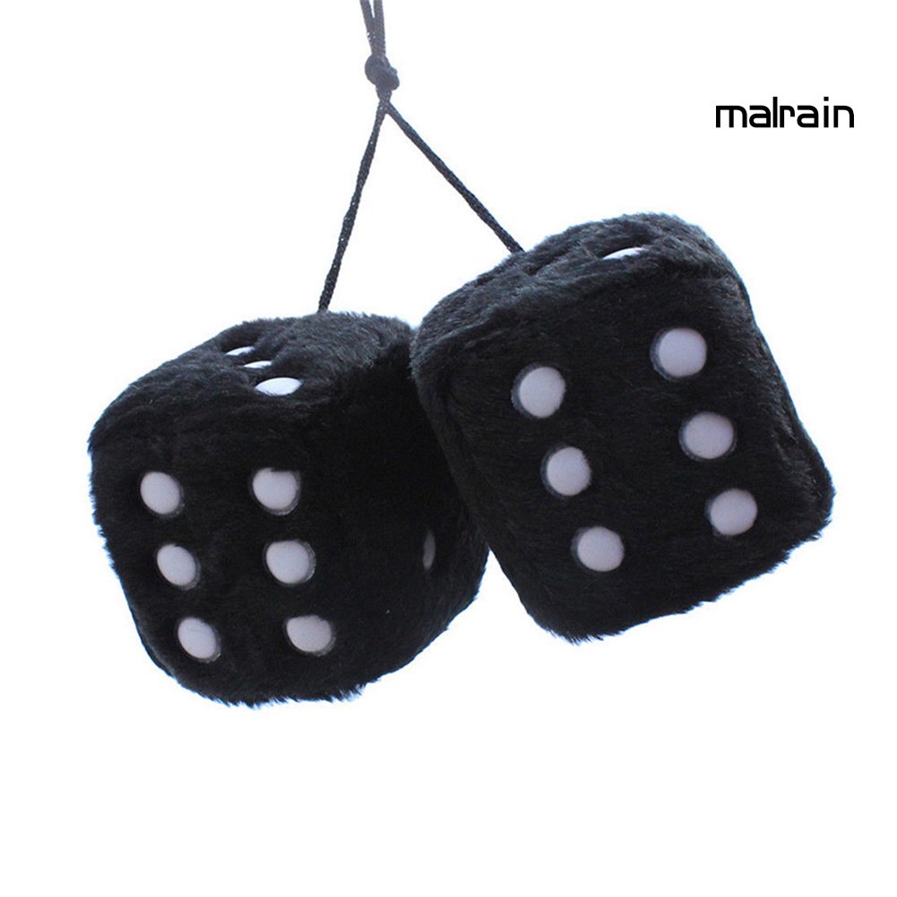 Xúc Xắc Nhồi Bông Mềm Mại Treo Trang Trí Xe Hơi