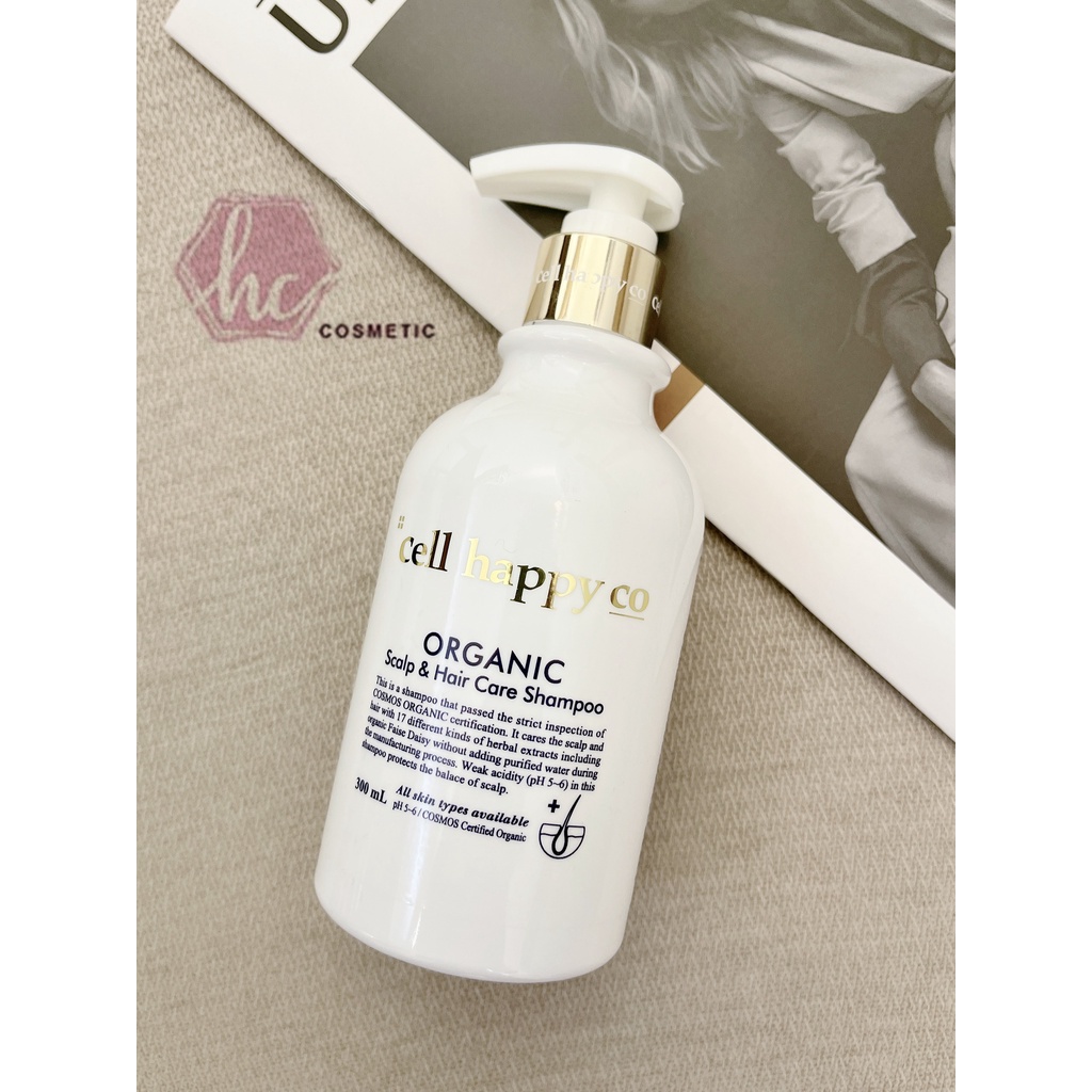Dầu gội đầu Cell Happy Co giảm rụng tóc, giúp mọc tóc cao cấp tại Hàn - Hương Chất Cosmetic
