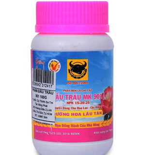 Phân bón dưỡng hoa lâu tàn Đầu Trâu 901 hũ 100g