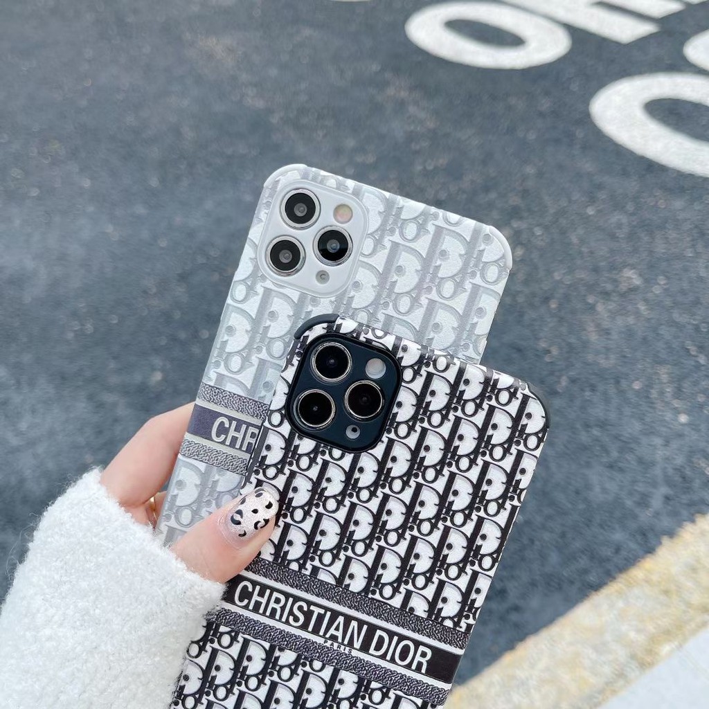 Ốp điện thoại kiểu hành lý in logo Dior cho iPhone 12/Pro/Pro Max 11/Pro/Pro Max 7 8 + X XS XR XS MAX | BigBuy360 - bigbuy360.vn