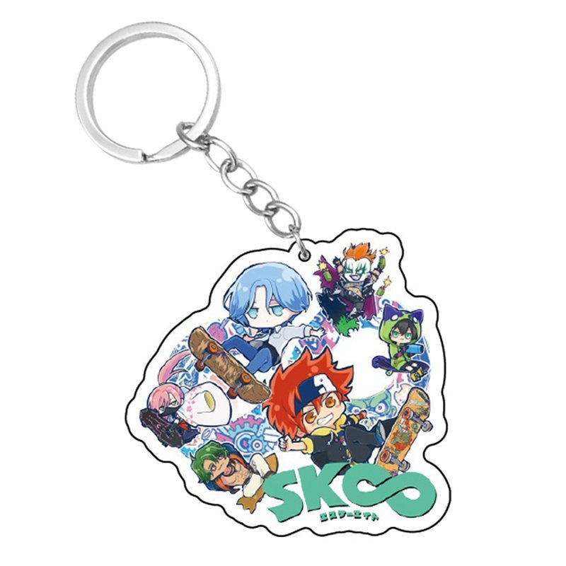 Móc khóa SK8 The Infinity xinh xắn chibi anime Mica trong acrylic cute trượt ván