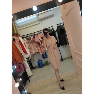 ĐẦM BE EO THUN THIẾT KẾ K616 - Thời trang Lila (Hàng may thiết kế ,ảnh thật shop tự chụp)
