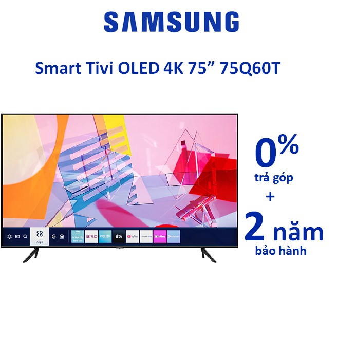 Smart Tivi QLED Samsung 4K 75 inch 75Q60T