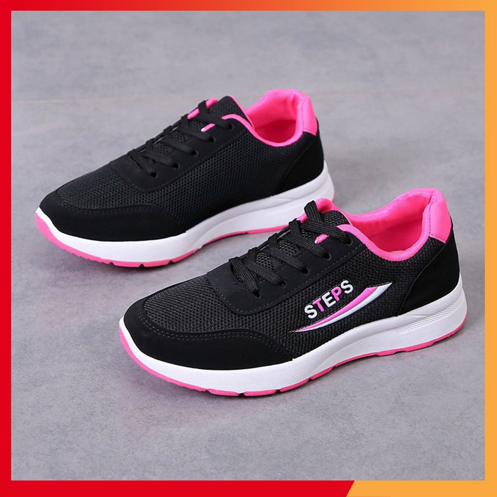 (Ảnh thật kèm video ) Giày thể thao nữ Steps - Giày Sneaker Nữ Steps Style Cổ Thấp Thể Thao Phối Màu | BigBuy360 - bigbuy360.vn