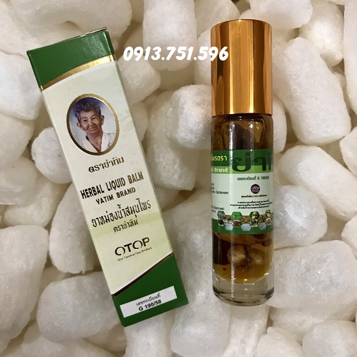 Dầu Lăn 22 Vị Thảo Dược 8ml Thái Lan