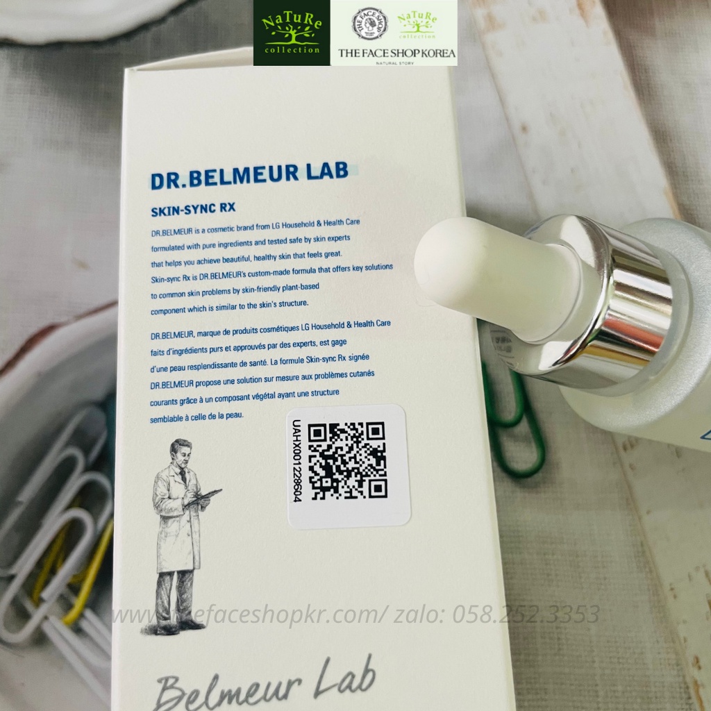 Serum dưỡng cho da mụn nhạy cảm The Face Shop Dr Belmeur Clarifying Spot Care Ampoule 22 ml