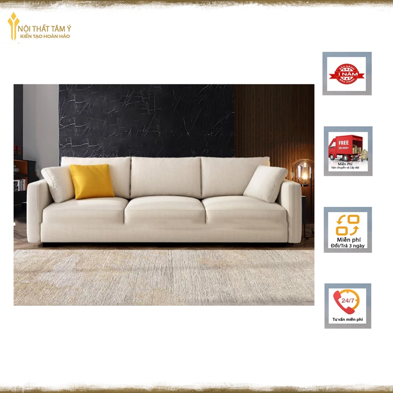 Ghế Sofa Bọc Nỉ Kèm 2 Gối ✌ FREESHIP HCM ✌ Ghế Sofa Cao Cấp thương hiệu TAMY