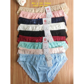 COMBO 10 Quần lót nữ cotton ren Tara việt nam xuất khẩu (giá sỉ)(giao màu ngẫu nhiên)