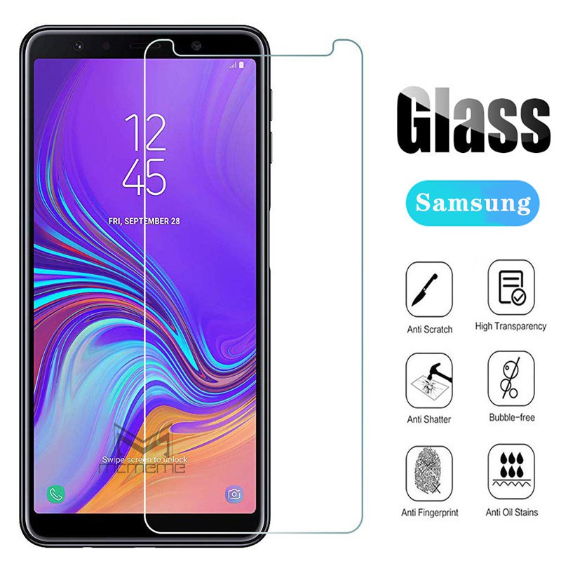 Kính cường lực bảo vệ màn hình điện thoại cho Samsung Galaxy A6 A7 A8 A9 J8 J7 J6 J4 J2 Pro Plus 2018