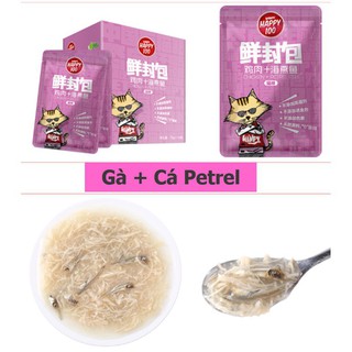 Pate wanpy happy 100 cho mèo 70gr/gói ..