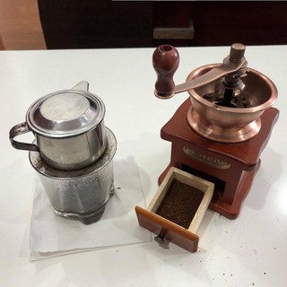 Máy Xay Cà Phê Gỗ Bằng Tay - Phong Cách Cổ Điển