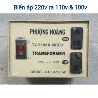 biến áp 110v 500w
