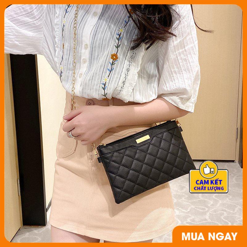 Ví cầm tay nữ, Ví dài nữ đa năng da mềm đẹp thời trang sành điệu dây đeo chéo sang trọng phong cách Hàn Quốc ST943