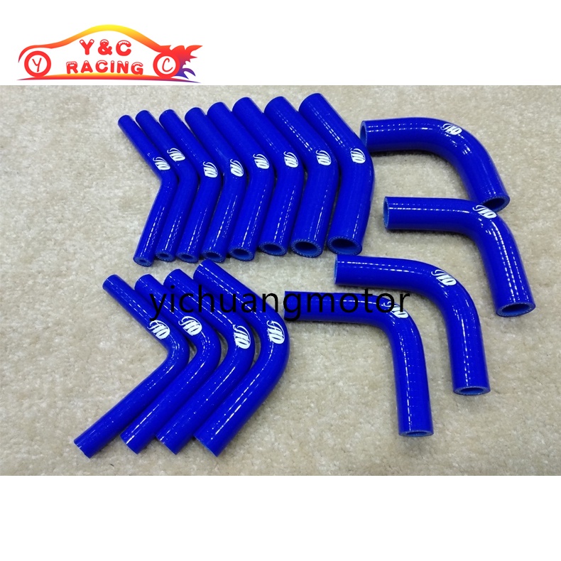 Ống silicone Nhỏ Chịu Nhiệt Cao 45 Độ / 90 Độ 6 / 8 / 10 / 12 / 14 / 16 / 20 / 22mm