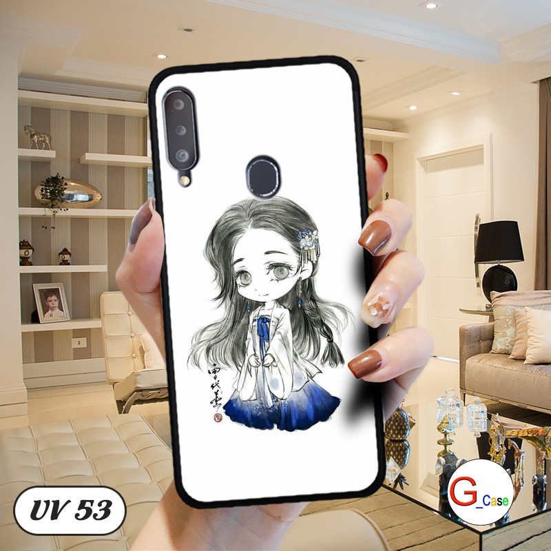 Ốp điện thoại Samsung Galaxy A20s - lưng nhám viền dẻo