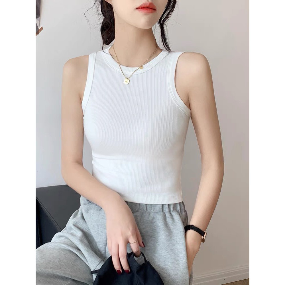 Áo Ba Lỗ Nữ 🌺SALE🌺 Áo Croptop đen trắng Thun Body chất liệu nhập khẩu cao cấp Dáng Ôm Siêu Đẹp SuzaHouse N08