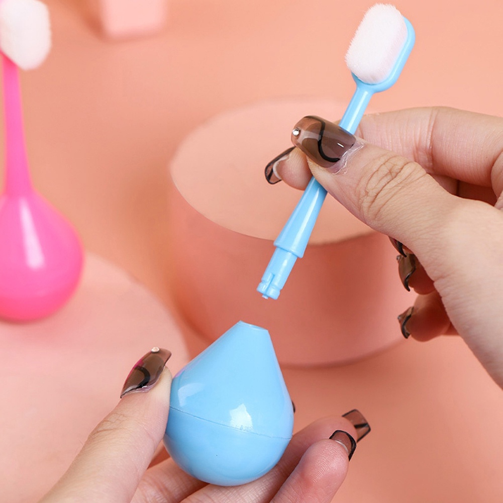 Bàn Chải Đánh Răng Bằng Silicon Mềm Thiết Kế Hình Lật Đật Cho Bé Từ 2~12 Tuổi