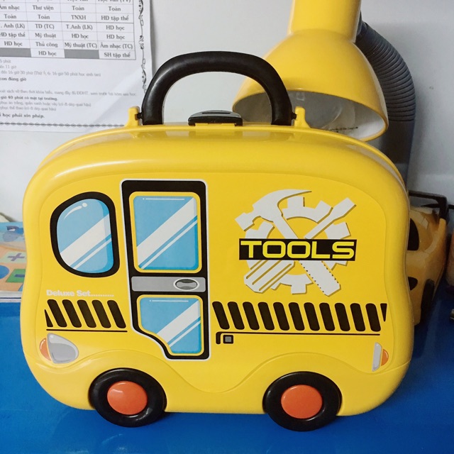 Bộ đồ chơi vali dụng cụ kỹ sư cho bé gồm nhiều món hkm