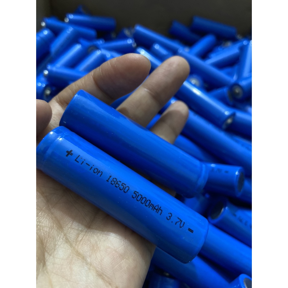 Pin sạc mã 18650 - 5000mAH, 3,7V dùng cho MIc đa năng, sạc dự phòng, tăng đơ, quạt mini.vv