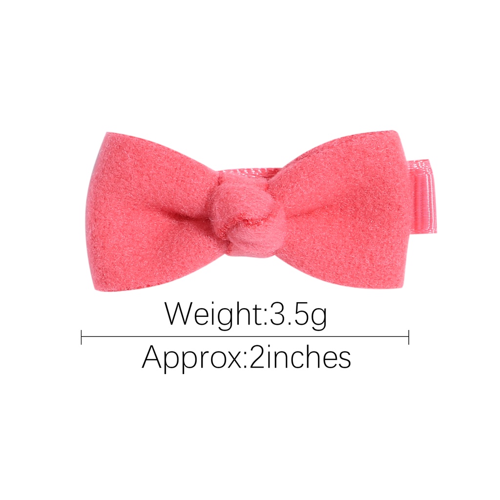 Set 2 kẹp tóc KIDSBOWS đính nơ thời trang xinh xắn cho bé gái 2 inch