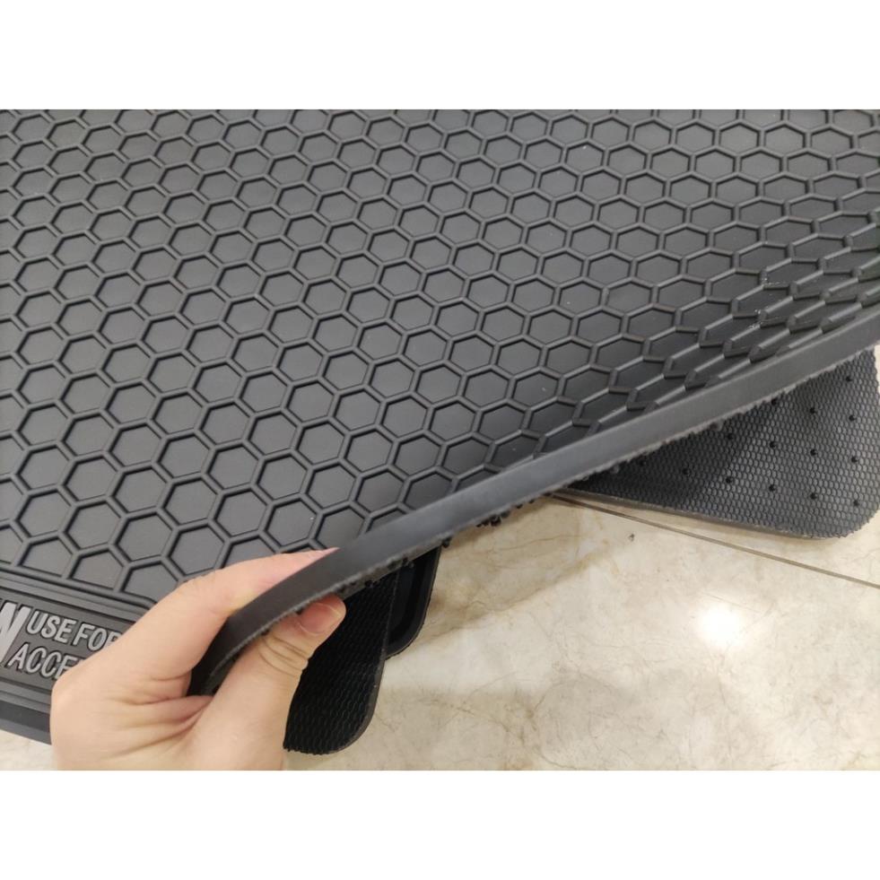 Thảm Lót Sàn Cao Su Cho Xe Hyundai Accent 2018 đến 2022 mẫu Tổ ong Cao cấp-không mùi ,cao su đúc nguyên khối,chuẩn form