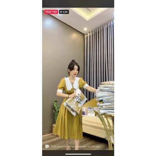 Đầm cổ bèo bigsize 50 đến 90kg