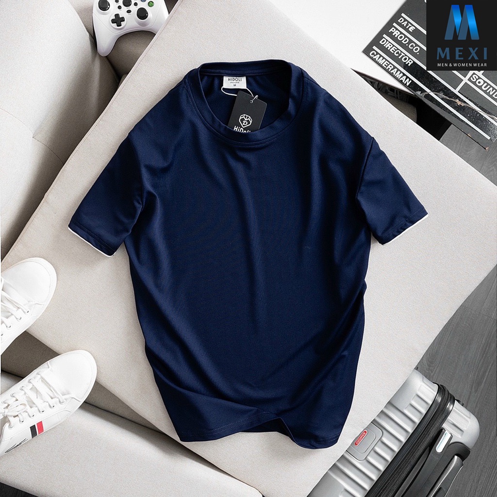Áo thun nam Hidoli-MEXI Cao Cấp- Áo phông nam cộc tay Layer năng động cá tính