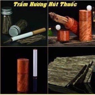 Ống đựng trầm hương hút thuốc