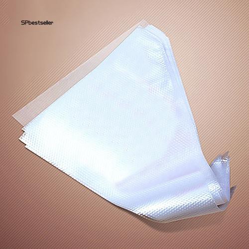 Set 100 túi bắt kem trang trí bánh bằng nhựa PE thân thiện với môi trường tiện dụng