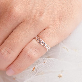 Nhẫn Ngón Út Bạc 925 Silver Braid Ddreamer 1970NT