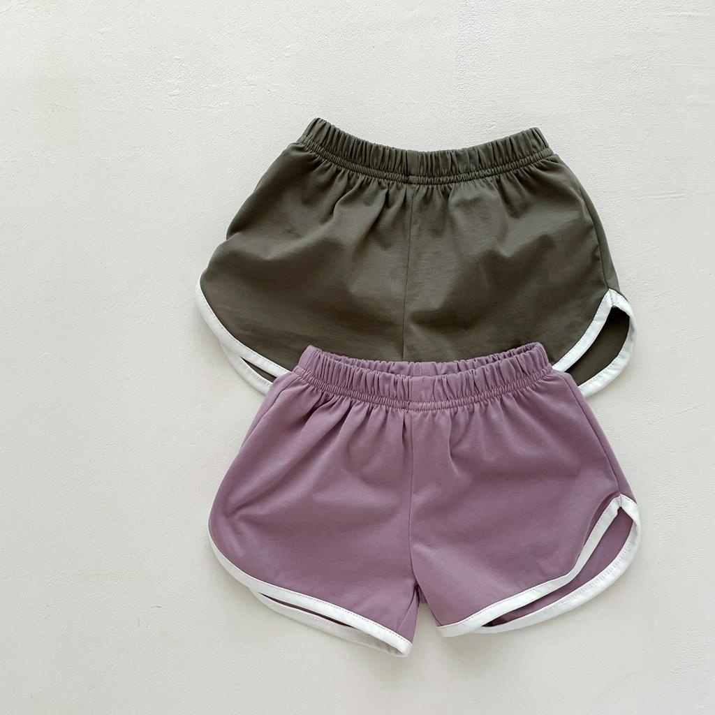 Bộ Áo Sát Nách Phối Quần Short Mỏng In Hoạt Hình Thời Trang Mùa Hè Cho Bé