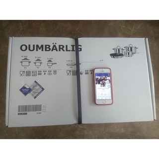 Bộ nồi chảo Ikea OUMBARLIG