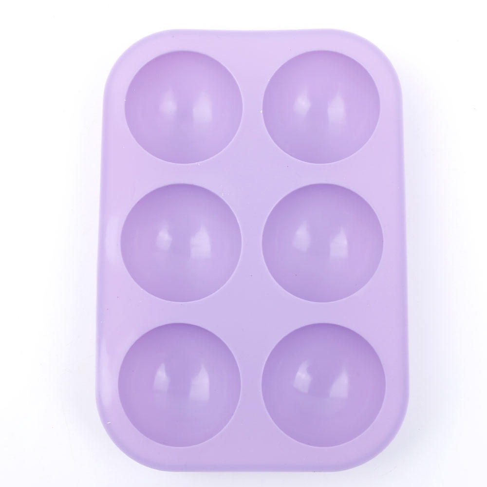 Khuôn silicone làm bánh tạo hình bán cầu tiện lợi dành cho nhà bếp