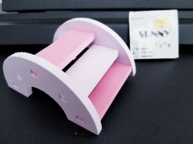 Cầu thang gỗ ép nhựa trang trí chuồng hamster